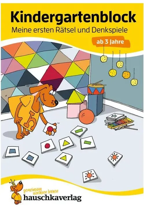 Kindergartenblock - Meine ersten Rätsel und Denkspiele ab 3 Jahre. Ab 3 Jahre., sortiert - 616