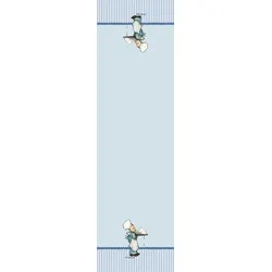 Tischläufer M.I. HUMMEL "Kleine Konditor", bunt (blau, bunt), B:40cm L:140cm, Baumwolle, Tischdecken