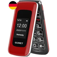2G Seniorenhandy Klapphandy Ohne Vertrag, Rentner Handy Großen Tasten, SOS Notru