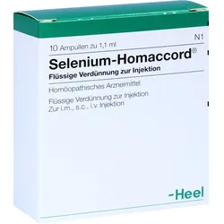 SELENIUM HOMACCORD Ampullen 10 St Ampullen