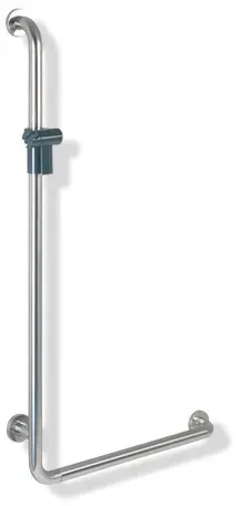HEWI Serie 805 Classic Winkelgriff mit Brausehalter - signalweiß