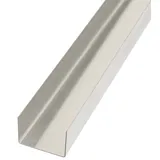 GAH Alberts Glattblech,gekant,U,ALU,nat.18x130x18/1m