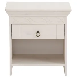 OTTO home Nachtschrank Indra 50 x 38 x 51,5 cm Weiß