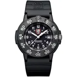 Luminox Original Navy Seal XS.3001.F Herrenuhr 43mm - Militäruhr in Schwarz mit Datumsanzeige 200m wasserdicht