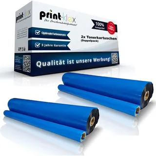 Print-Klex 2x Kompatible Thermorollen für Brother Fax 1020 P Fax 1020 Plus Fax 1020 Series Fax 1030 Fax 1030 E Fax 1030 P PC 201 PC 202RF Thermo-R...