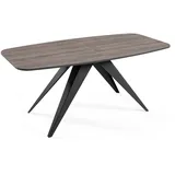 Feldmann-Wohnen Ferro 160 x 80 x 76 cm Eiche anthrazit