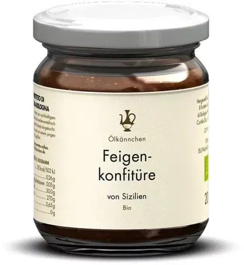 Ölkännchen Feigenkonfitüre 85% Frucht bio