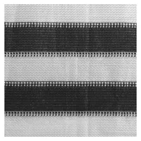 vidaXL Balkon-Sichtschutz 75 x 500 cm Anthrazit/Weiß HDPE