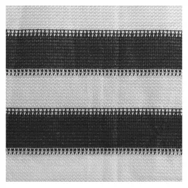 vidaXL Balkon-Sichtschutz 75 x 500 cm Anthrazit/Weiß HDPE