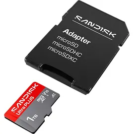 SanDisk ULTRA® PLUS MICROSDTM UHS-I-Karte, Micro-SD Speicherkarte, 1 TB, 200 MB/s