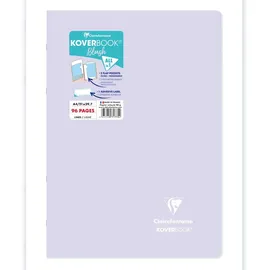 Clairefontaine 5x Koverbook Heft A4, 48 Blatt Flieder/limettengrün 971775C