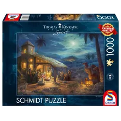 Schmidt Spiele - Erwachsenenpuzzle - Jesu Geburt - Thomas Kinkade, 1000 Teile