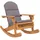 vidaXL Adirondack Schaukelstuhl 105 x 100 x 90 cm braun