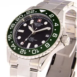 Swiss Alpine Military Herren Uhr Analog Quarz 7052.1133SAM Edelstahl