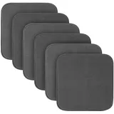 BestLivings Sitzauflage 38 x 38 x 3 cm grau 6-tlg.