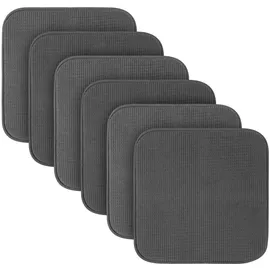 BestLivings Sitzauflage 38 x 38 x 3 cm grau 6-tlg.