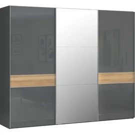 OTTO home Schwebetürenschrank Onyx 272 x 224 x 61 cm Grau
