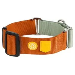 Woolly Wolf Halsband Color Block Martingale Terracotta Mix S