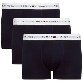 Tommy Hilfiger Herren 3er Pack Boxershorts Trunks Unterwäsche, Blau (Desert Sky/Desert Sky/Desert Sky), M