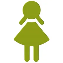 Hewi Symbol Frau 801.91.02074 apfelgrün,