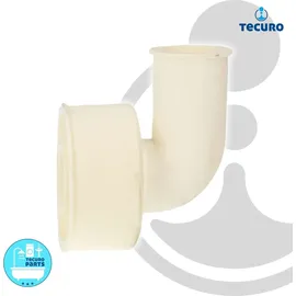 tecuro WC-Spülrohrverbinder - Winkelform - Ø 48/28