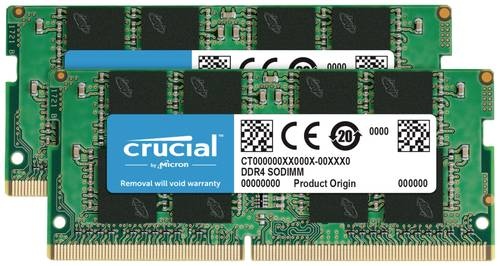 Crucial CT2K8G4SFRA32A Laptop-Arbeitsspeicher Kit DDR4 16GB 2 x 8GB 3200MHz 260pin SO-DIMM CL22 CT2K
