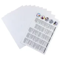 HERMA Inkjet Bügelfolie A4 10Blatt 4524 für helle/weiße Textilien