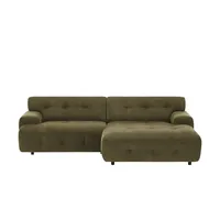 SOHO Ecksofa Bohanna ¦ grün ¦ Maße (cm): B: 235 H: 72 T: 161