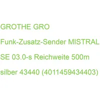 Grothe MISTRAL SE 03.1-s Funk Sender 500 m, silber/anthrazit