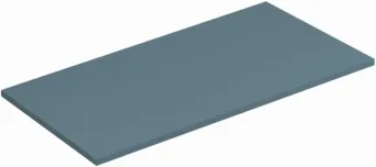 Kludi ICOS Deckplatte 50T100O3 100 x 50 x 1,2 cm Matt Teal Blue