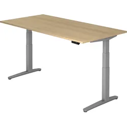 bümö elektrisch höhenverstellbarer Schreibtisch 200x100 cm mit Memory-Steuerung - Design Schreibtisch höhenverstellbar elektrisch, elektrischer