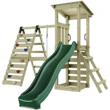 Rebo Spielturm Sevilla 306,2 x 284,4 x 228,8 cm Natur