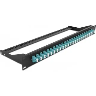 DeLock 19? LWL Patchpanel 24 Port LC Duplex aqua,