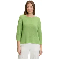 Betty Barclay Basic-Strickpullover mit Rippenstruktur Opaline Green,46 | 46