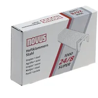 Novus Heftklammern 24/8 Gelb/Silber 1000 St.