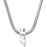Diesel Kette D LOGO DX1672040 Silber/Edelstahl