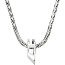 Diesel Kette D LOGO DX1672040 Silber/Edelstahl
