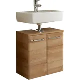 Saphir Waschbeckenunterschrank Quickset 318 60 x 53 x 33 cm Braun