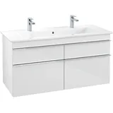 Villeroy & Boch Waschtischunterschrank 4 Auszüge 115,3 x 59 x 50,2 cm Glossy White