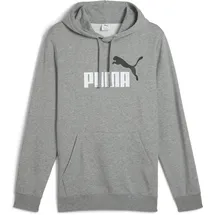 Puma Essentials 2 Color No. 1 Logo French Terry Hoodie Herren 03 medium gray heather M