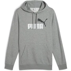 Puma Essentials 2 Color No. 1 Logo French Terry Hoodie Herren 03 medium gray heather M