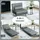 Homcom Schlafsessel-75L x 70B x 75H cm-Grau | Gr.: onesize