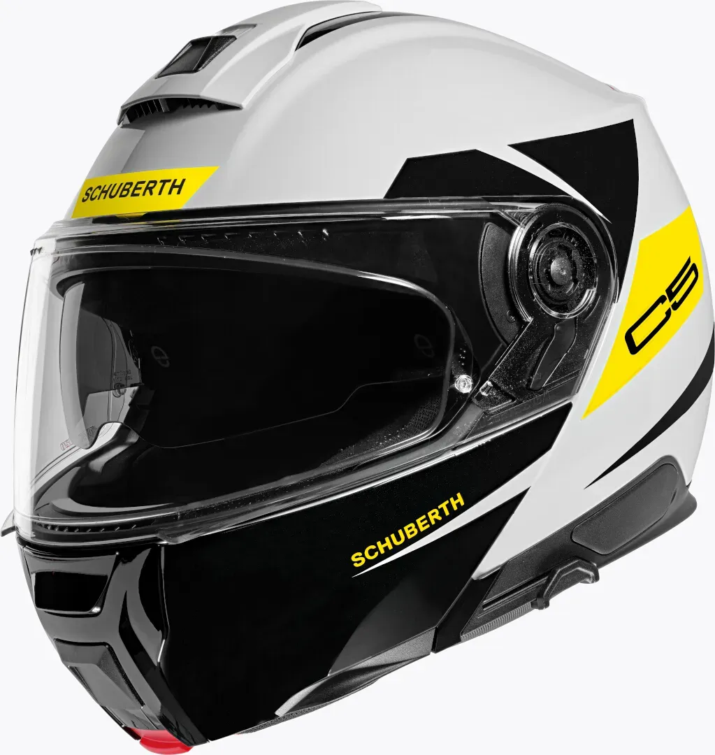 Schuberth C5 Eclipse Helm, geel, L Voorman