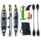 TAHE 21 Kayak AIR Breeze Full HP PRO Inflatable Kanau Tourenkajak 3 Personen 473cm