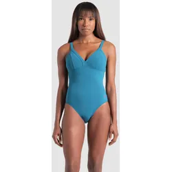 Badeanzug Damen arena Shapewear Lara - Green Blue - 36