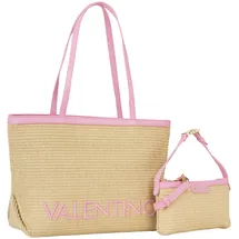 Valentino Maiam Shopper Baumwolle/Pink/Beige