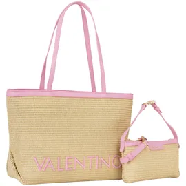 Valentino Maiam Shopper Baumwolle/Pink/Beige