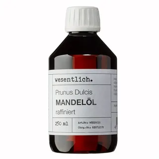 wesentlich. Mandelöl 250ml - reines Basisöl von wesentlich. 250 ml
