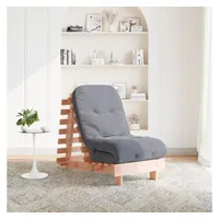 VidaXL Futon Schlafsofa mit Matratze 60x206x11 cm Massivholz Douglasie