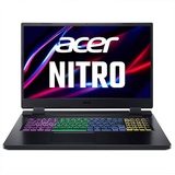 Acer Nitro 5 AN517-55, 32GB RAM, Gaming-Notebook (44,00 cm/17.3 Zoll, Intel Core i7 12650H, RTX 4050, 1000 GB SSD, Windows 11 Pro 64Bit + MS Office 2021 Plus, Beleuchtete Tastatur) 1000 GB